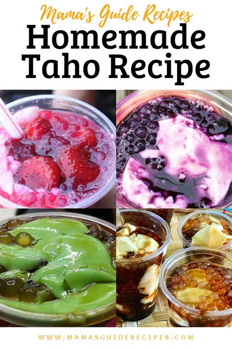 Make an easy christmas dessert and have more time to enjoy with your party guests. Homemade Taho Recipe | Filipino desserts, Smoothie recipes ...