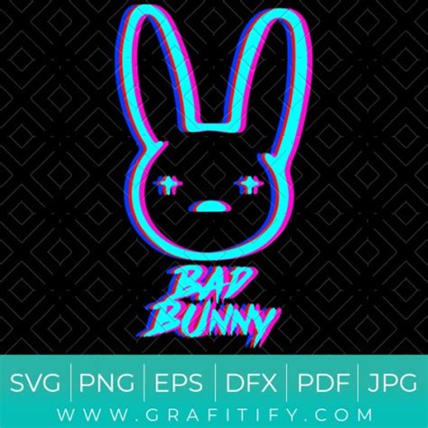 Bad Bunny Logo Svg Bad Bunny Logo Svg Cut File Bad Bunny Logo Great