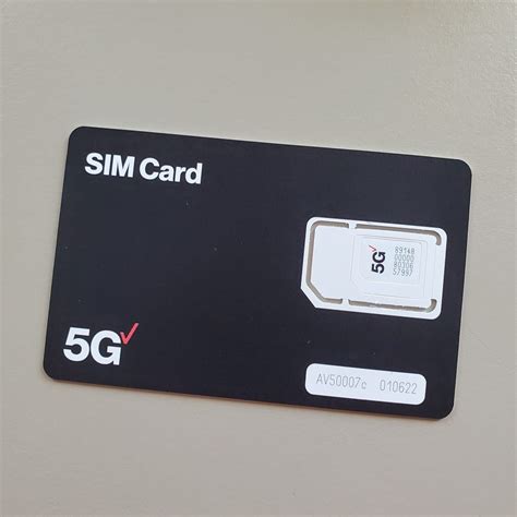 Buy Verizon Wireless 5g And 4g Lte Sim Card Triple Cut All 3 Sizes 3 In