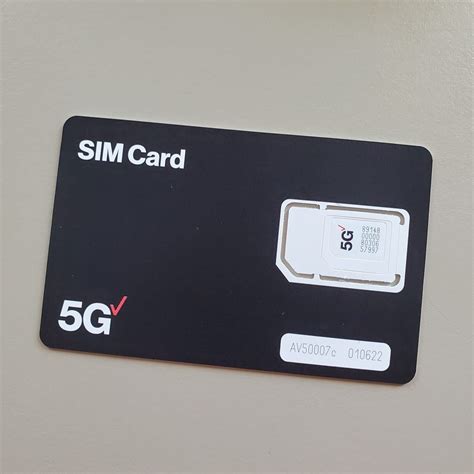Buy Verizon Wireless 5G & 4G LTE SIM Card Triple Cut All 3 Sizes (3-in