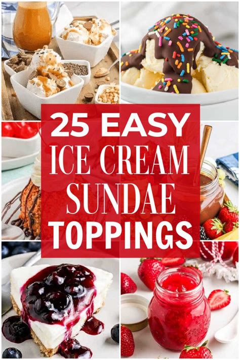 Ice Cream Sundae Toppings Easy Ice Cream Toppings