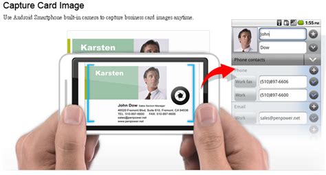 Take a picture of any card with phone camera, the contact info will be recognized and saved in card holder automatically. WorldCard Mobile app released, scan business cards with ...