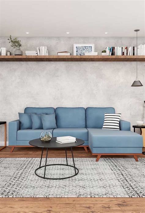 Compre o seu sofá online. Sofá Azul: 60 Modelos e Como Usar na Decoração - Fotos