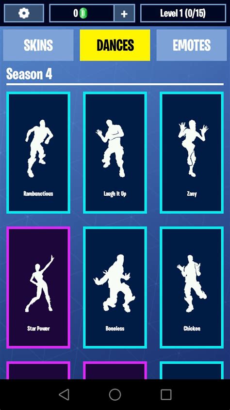 If you want to watch these dances or emotes in action, you can click on each image to watch a video about them or learn more. Fortnite Danses & Emotes & Skins 9.2 - Télécharger pour ...