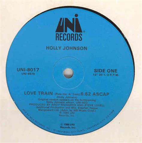Holly Johnson Love Train Ebay