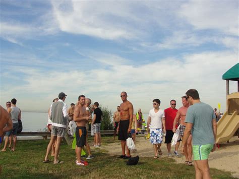 Swim From Bayport Beach Fundraises For Lgbt Charities Sayville Ny Patch