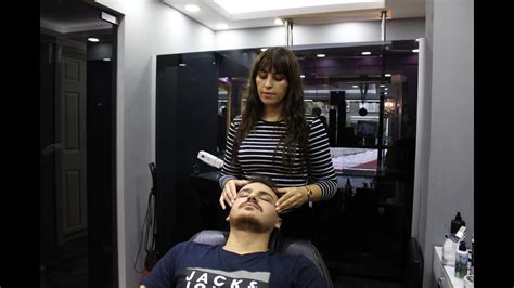 Asmr Female Barber Head Massage Face Massage Body Massage Youtube
