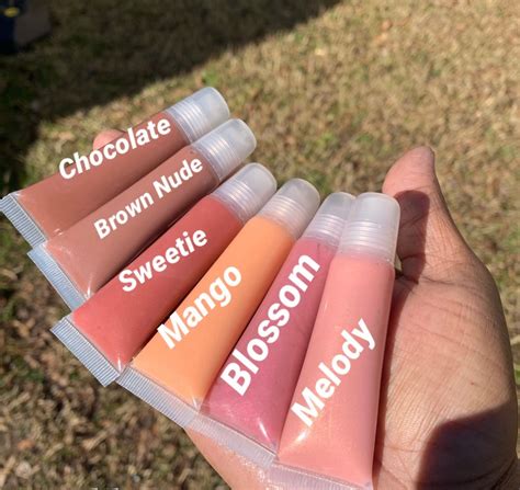 Nude Lipgloss Collection Colors Etsy 0 Hot Sex Picture