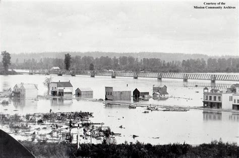 Flood Of 1894 Original Downtown Area Fraser River Explore Outdoor