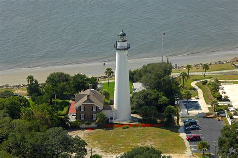 St Simons Lighthouse In St Simons Island Ga United States