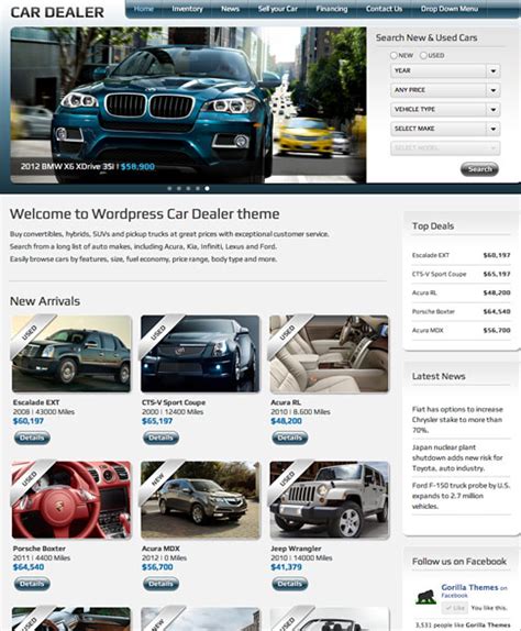 Motors by stylemix (themeforest) · 2. Car Dealer WordPress Theme - WP Solver