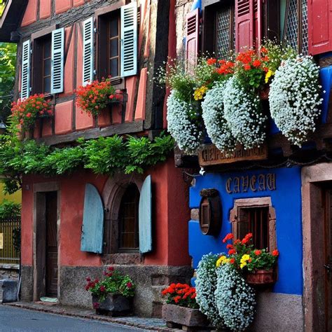 Wij zetten de beste wedtips voor je op een rij. Niedermorschwihr ~ Alsace | Kleurrijke huizen, Frankrijk, Duitsland