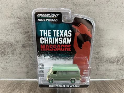 Greenlight Hollywood Texas Chainsaw Massacre 1972 Ford Club Wagon 164