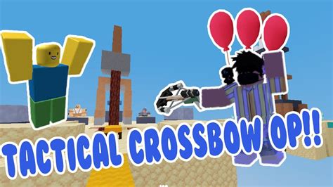 Dominating Players In Bedwars With Tactical Crossbowroblox