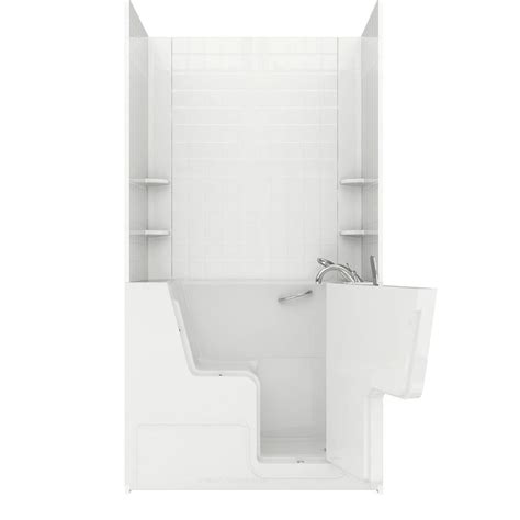 Looking for a safe way to bathe without any help? Universal Tubs Wheelchair Accessible 4.5 ft. Walk-in ...