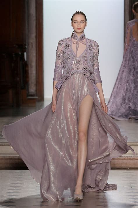 Tony Ward Couture I Spring Summer 2018 I Lilac Dress With An