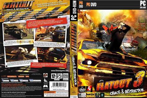 Pc Games Cd Cover Flatout 3 Chaos And Destruction Pc Game Cd Cover