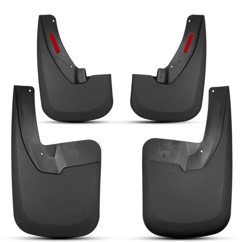 buy black front and rear truck mud flaps compatible with ram 2009 2018 1500 2019 2022 1500