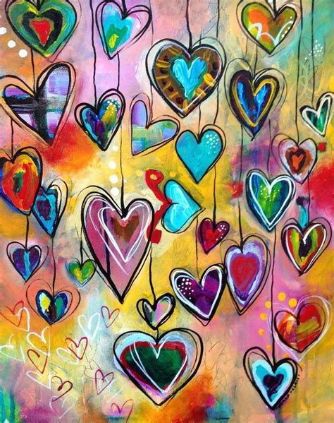 Painting With Children Whimsical Art Heart Painting Art Projects
