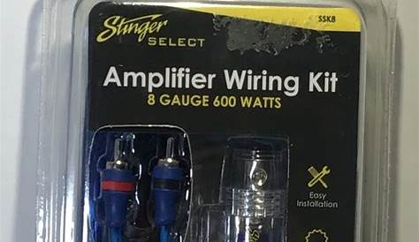 stinger select amplifier wiring kit