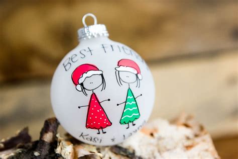 Best Friends Christmas Ornament Personalized For Free Etsy