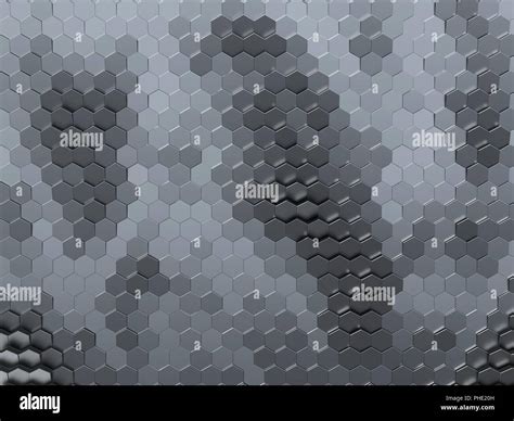 Artificial Hexagonal Surface Stock Photo Alamy
