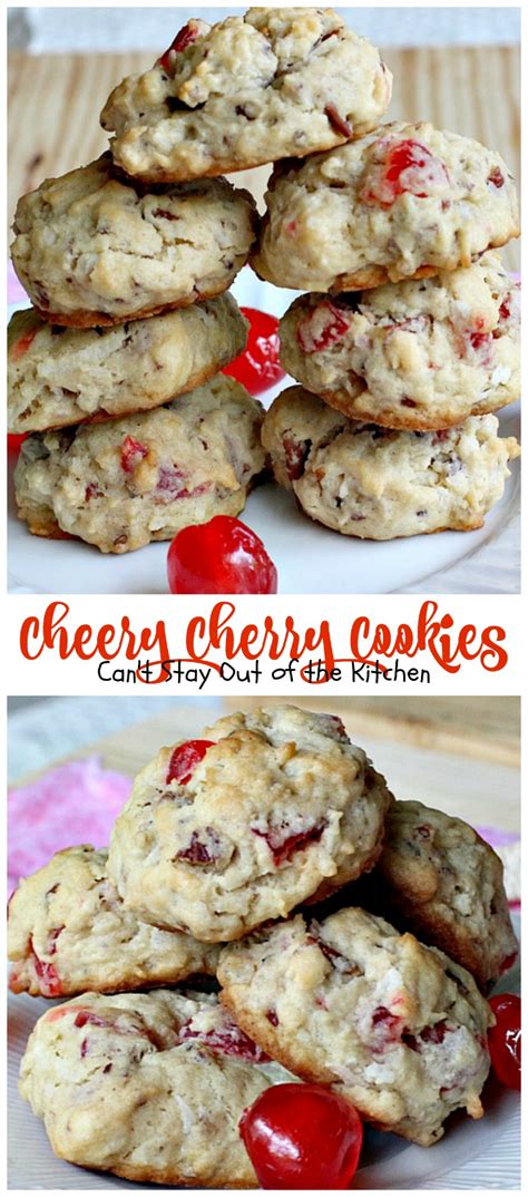 Whether you love sugar cookies, chocolate chip cookies, peanut butter cookies, or shortbread cookies, we've got them all! Cherry Cookies - Can't Stay Out of the Kitchen