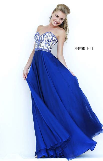 Jeweled Top Bodice Sherri Hill Long Prom Gowns Jeweled Top Bodice
