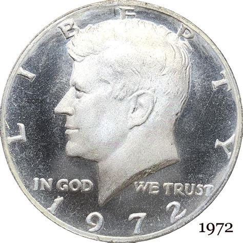 Us 1972 Liberty 12 Kennedy Half Dollar Copy Coin