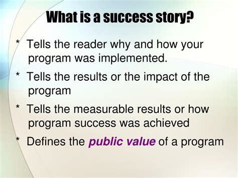Ppt How To Write Effective Success Stories Powerpoint Presentation