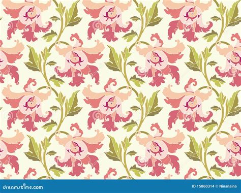 Modern Flower Pattern Vector Illustration Stock Images Image 15860314