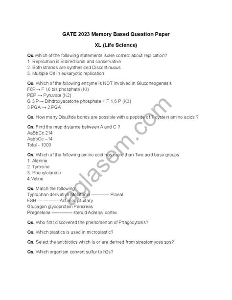 Gate Mathematics Previous Year Question Papers With Solutions Hot Sex