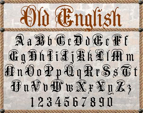 8 English Gothic Font Images Old English Font Free Do