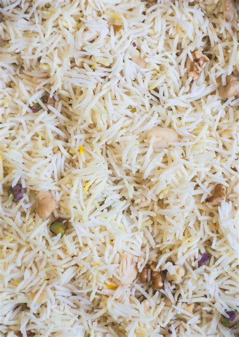 Roz Ma Mucasarat Arabian Rice With Nuts And Saffron The Spice