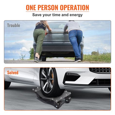 VEVOR Wheel Dolly, 8000 LBS/3600 KG Car Dollies, Wheel Dolly Car Tire