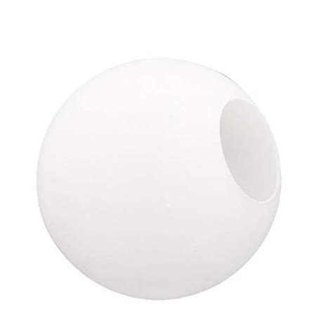 Sunwo Lighting Fixture Replacement Globes Neckless Top Opening Frosted Opal White Glass Lamp