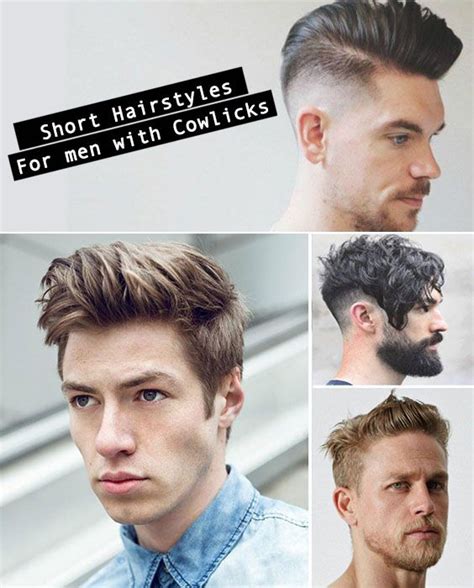 It's also important for boys too. 25 Short Hairstyles For Men With Cowlicks | Boy hairstyles ...