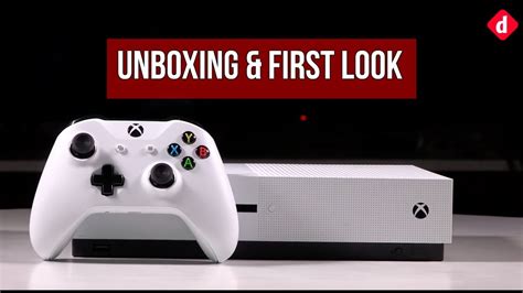 Xbox One S Unboxing And First Look Youtube