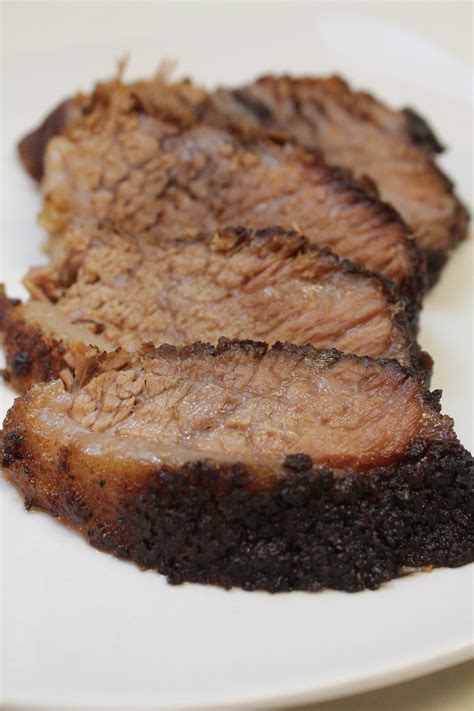 Corned beef needs to be baked long and at a low temperature in order to break down the connective tissue. Brisket made in the oven | I Heart Recipes