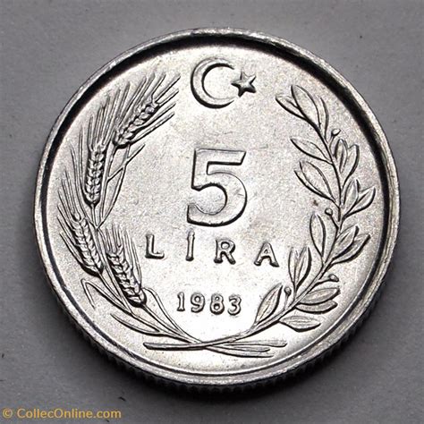 Lira Monedas Mundo Turqu A Metal Aluminium