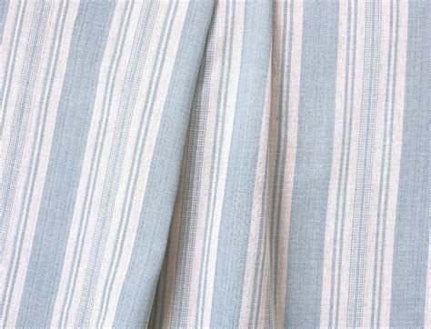 This lightweight fabric is easy to sew with has a soft hand and is very versatile! Aqua Ticking Linen Fabric / Stripe Linen Upholstery ...