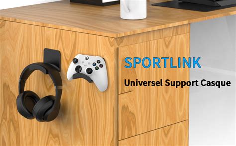 Sportlink Support Casque Couteurs Crochet Headset Stand Holder Avec