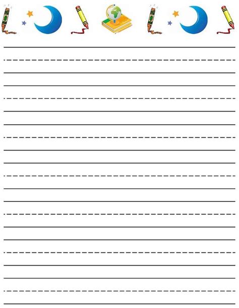 Lined Paper For Writing Worksheet Writing Paper