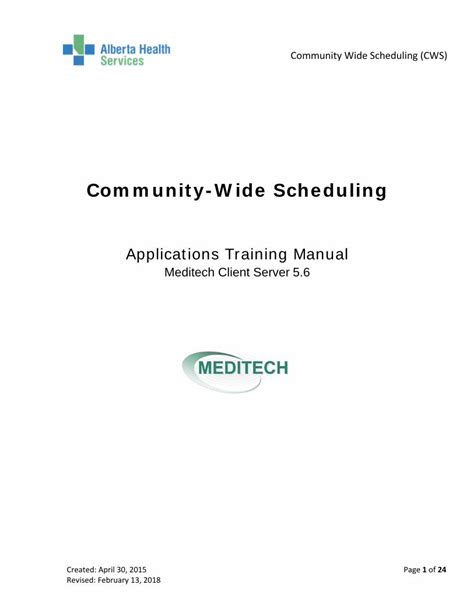 Pdf Cws Meditech Routines Training Guideapplications Training