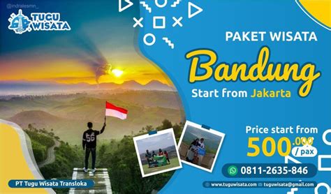 Paket Wisata Jakarta Bandung 1 Hari Tugu Wisata