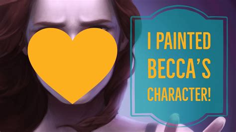 I Painted Becca C Smiths Character Part 2 Collab Youtube