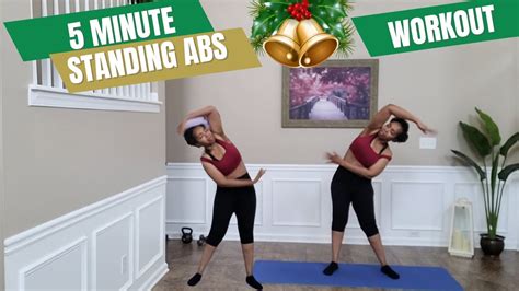 Minute Standing Abs Workout Beginner Friendly No Equipment Youtube