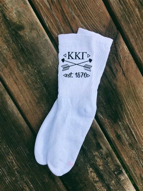 Kappa Kappa Gamma Socks Kkg Stuff Sorority Socks Kkg Sorority