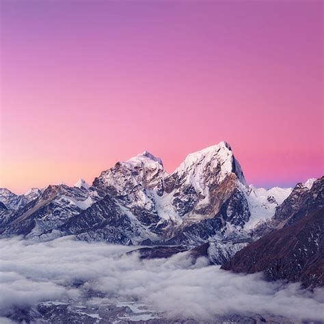 Me89 Himalaya Sunset White Mountain Art
