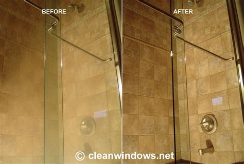 Keeping the glass shower door off water spots is important. Brite and Clean Windows - Shower Door Cleaning and Water ...
